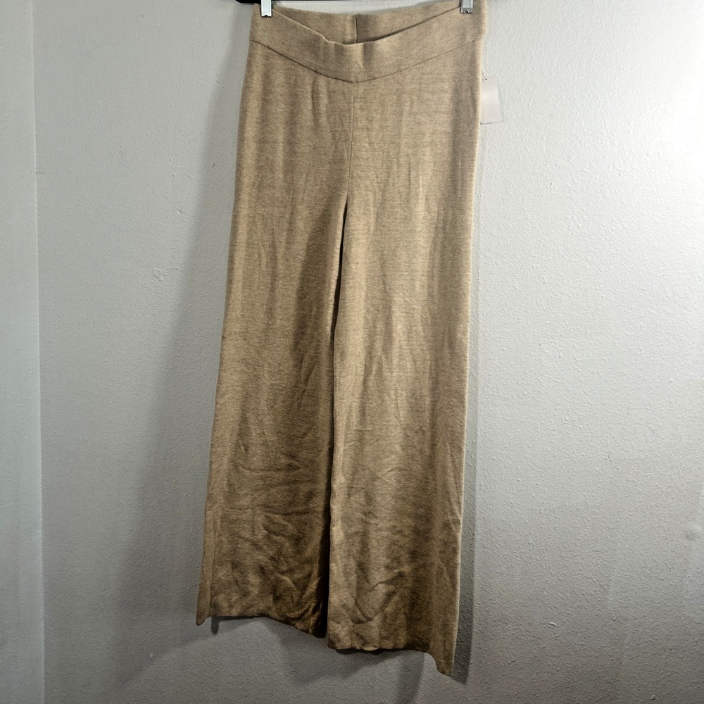Pink Rose Sweater Vest Pants Womens L Beige Preppy Retro Quiet Luxury Set - Picture 3 of 14